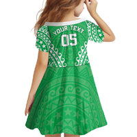 Custom Cook Islands Mitiaro Family Matching Summer Maxi Dress and Hawaiian Shirt Polynesian Tribal Tattoo