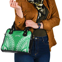 Custom Cook Islands Mitiaro Shoulder Handbag Polynesian Tribal Tattoo