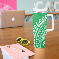 Cook Islands Mitiaro Tumbler With Handle Polynesian Tribal Tattoo