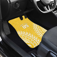 Custom Cook Islands Aitutaki Car Mats Polynesian Tribal Tattoo