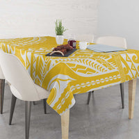 Custom Cook Islands Aitutaki Tablecloth Polynesian Tribal Tattoo