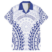 Custom Cook Islands Palmerston Family Matching Short Sleeve Bodycon Dress and Hawaiian Shirt Polynesian Tribal Tattoo