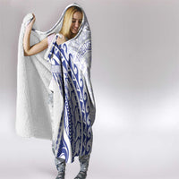 Custom Cook Islands Palmerston Hooded Blanket Polynesian Tribal Tattoo