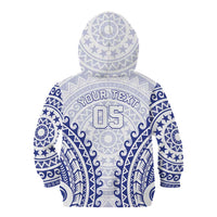 Custom Cook Islands Palmerston Kid Hoodie Polynesian Tribal Tattoo