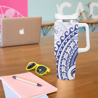 Cook Islands Palmerston Tumbler With Handle Polynesian Tribal Tattoo