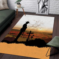 Australia And New Zealand ANZAC Day Area Rug Battle Of Beersheba