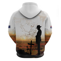 Australia And New Zealand ANZAC Day Hoodie Battle Of Beersheba LT05 - Polynesian Pride