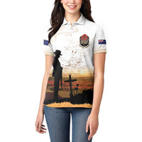Australia And New Zealand ANZAC Day Women Polo Shirt Battle Of Beersheba LT05 - Polynesian Pride