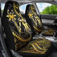 Filipinos Lapu Lapu Hero Car Seat Cover Gold Polynesian Tribal Tattoo