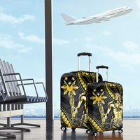 Filipinos Lapu Lapu Hero Luggage Cover Gold Polynesian Tribal Tattoo