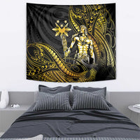 Filipinos Lapu Lapu Hero Tapestry Gold Polynesian Tribal Tattoo