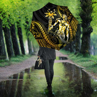 Filipinos Lapu Lapu Hero Umbrella Gold Polynesian Tribal Tattoo