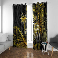 Filipinos Lapu Lapu Hero Window Curtain Gold Polynesian Tribal Tattoo