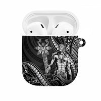 Filipinos Lapu Lapu Hero AirPods Case Black Polynesian Tribal Tattoo