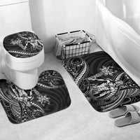 Filipinos Lapu Lapu Hero Bathroom Set Black Polynesian Tribal Tattoo