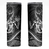 Filipinos Lapu Lapu Hero Skinny Tumbler Black Polynesian Tribal Tattoo