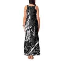 Filipinos Lapu Lapu Hero Tank Maxi Dress Black Polynesian Tribal Tattoo