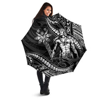 Filipinos Lapu Lapu Hero Umbrella Black Polynesian Tribal Tattoo