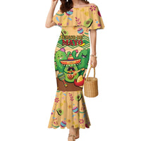 Personalised Hawaii Cinco De Mayo Mermaid Dress Funny Style LT05 Women Brown - Polynesian Pride