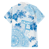 Happy Fiji Girmit Day Family Matching Puletasi and Hawaiian Shirt Fijian Tapa With Mandala Pattern LT05 - Polynesian Pride