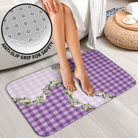 Violet Hawaii Palaka Bathroom Set Maile Pikake Honohono Orchid Lei LT05 - Polynesian Pride