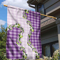Violet Hawaii Palaka Garden Flag Maile Pikake Honohono Orchid Lei