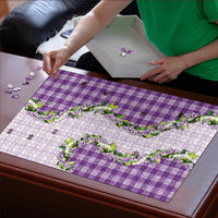 Violet Hawaii Palaka Puzzle Maile Pikake Honohono Orchid Lei LT05 - Polynesian Pride
