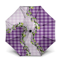 Violet Hawaii Palaka Umbrella Maile Pikake Honohono Orchid Lei