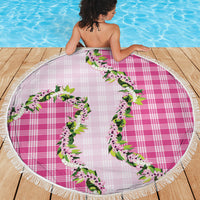 Pink Hawaii Palaka Beach Blanket Maile Pikake Honohono Orchid Lei LT05 - Polynesian Pride