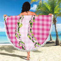 Pink Hawaii Palaka Beach Blanket Maile Pikake Honohono Orchid Lei LT05 - Polynesian Pride