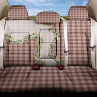 Mocha Hawaii Palaka Back Car Seat Cover Maile Pikake Honohono Orchid Lei LT05 One Size Mocha - Polynesian Pride
