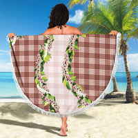 Mocha Hawaii Palaka Beach Blanket Maile Pikake Honohono Orchid Lei LT05 - Polynesian Pride