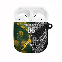 Rugby New Zealand South Africa AirPods Case Maori Tiki Springboks Together