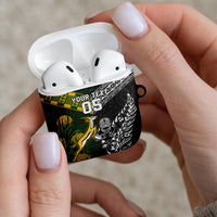 Rugby New Zealand South Africa AirPods Case Maori Tiki Springboks Together