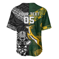 Rugby New Zealand South Africa Baseball Jersey Maori Tiki Springboks Together