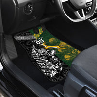Rugby New Zealand South Africa Car Mats Maori Tiki Springboks Together