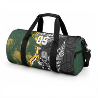 Rugby New Zealand South Africa Duffle Bag Maori Tiki Springboks Together