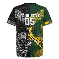 Rugby New Zealand South Africa Rugby Jersey Maori Tiki Springboks Together