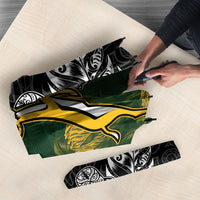 Rugby New Zealand South Africa Umbrella Maori Tiki Springboks Together