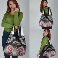 New Zealand Waitangi Day Grocery Bag Aotearoa Te Ra O Waitangi Manaia Maori Pattern