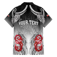 Personalised New Zealand Waitangi Day Hawaiian Shirt Aotearoa Te Ra O Waitangi Manaia Maori Pattern LT05 - Polynesian Pride
