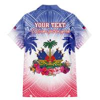 Personalised Haiti Independence Day Family Matching Mermaid Dress and Hawaiian Shirt Neg Maron Polynesian Style LT05