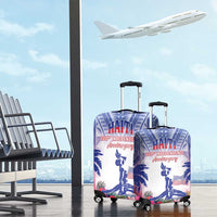Haiti Independence Day Luggage Cover Neg Maron Polynesian Style LT05