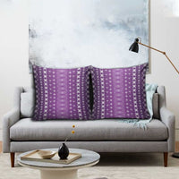 Purple Samoa Malu Tattoo Inspired Pillow Cover - Polynesian Pride