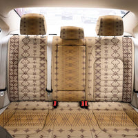Beige Samoa Malu Tattoo Inspired Back Car Seat Cover - Polynesian Pride