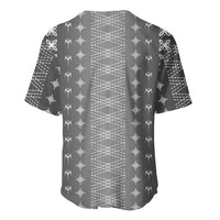 Black Samoa Malu Tattoo Inspired Baseball Jersey - Polynesian Pride