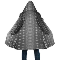 Black Samoa Malu Tattoo Inspired Cloak - Polynesian Pride