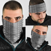 Black Samoa Malu Tattoo Inspired Neck Gaiter - Polynesian Pride