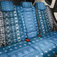 Blue Samoa Malu Tattoo Inspired Back Car Seat Cover - Polynesian Pride