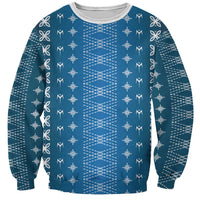 Blue Samoa Malu Tattoo Inspired Sweatshirt - Polynesian Pride